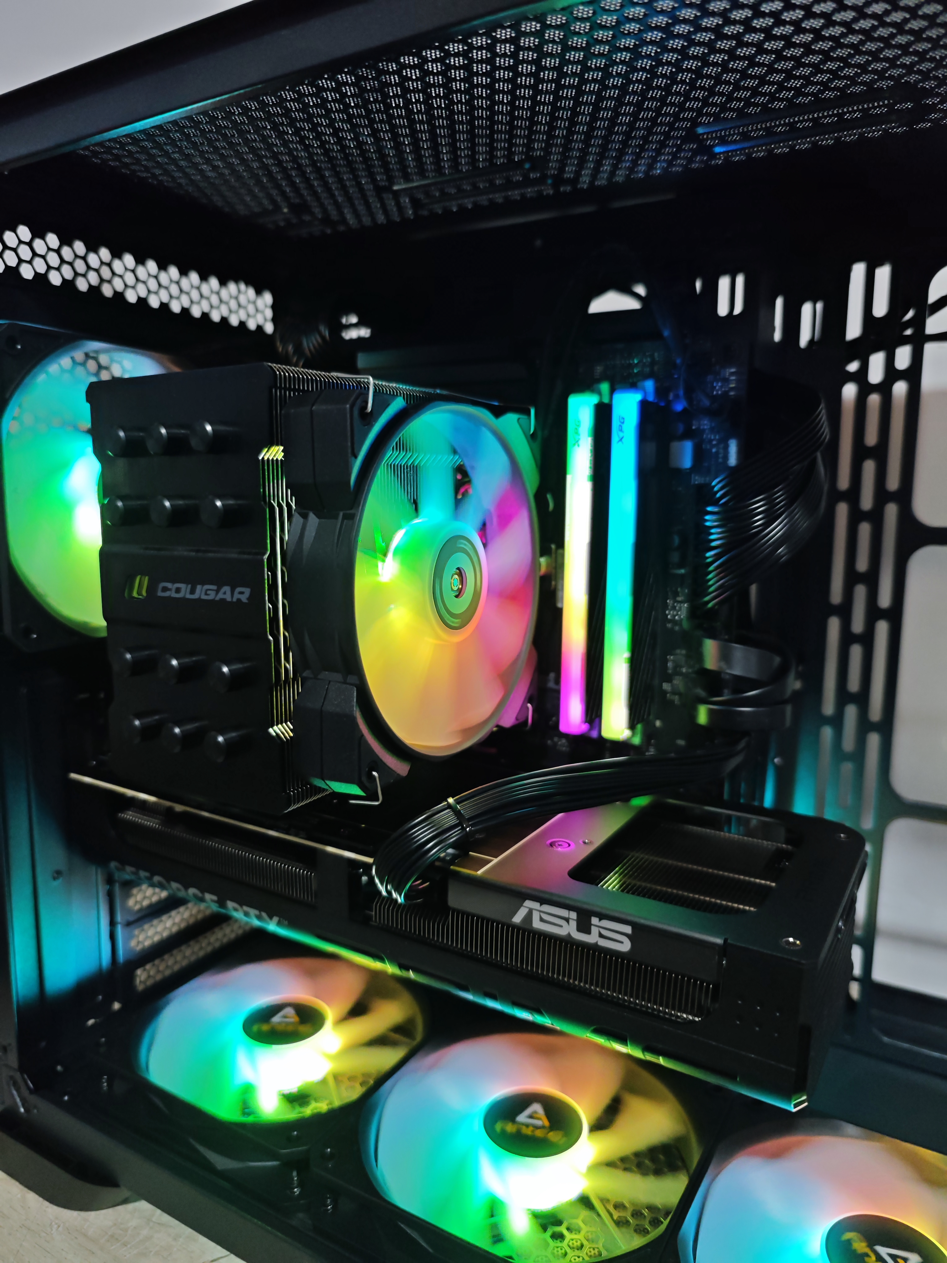 PC gaming con placa ASUS TUF y GPU MSI GeForce RTX — TeraNeT