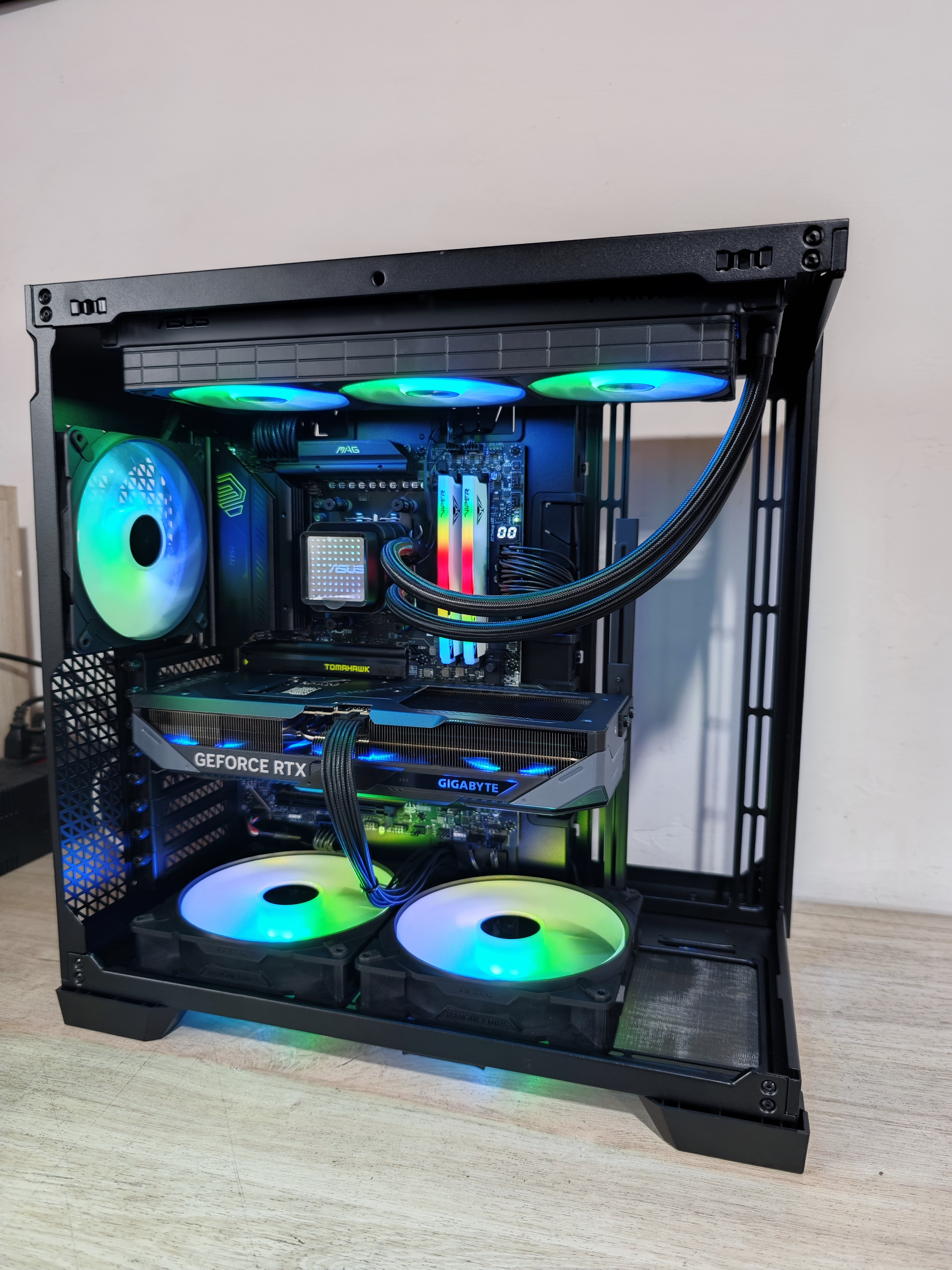 PC gaming con ventilador Cougar y GPU ASUS — TeraNeT